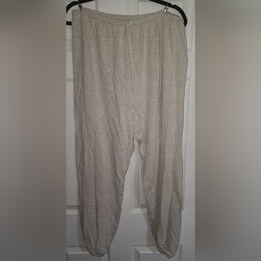 Aerie boyfriend sweatpants gray large